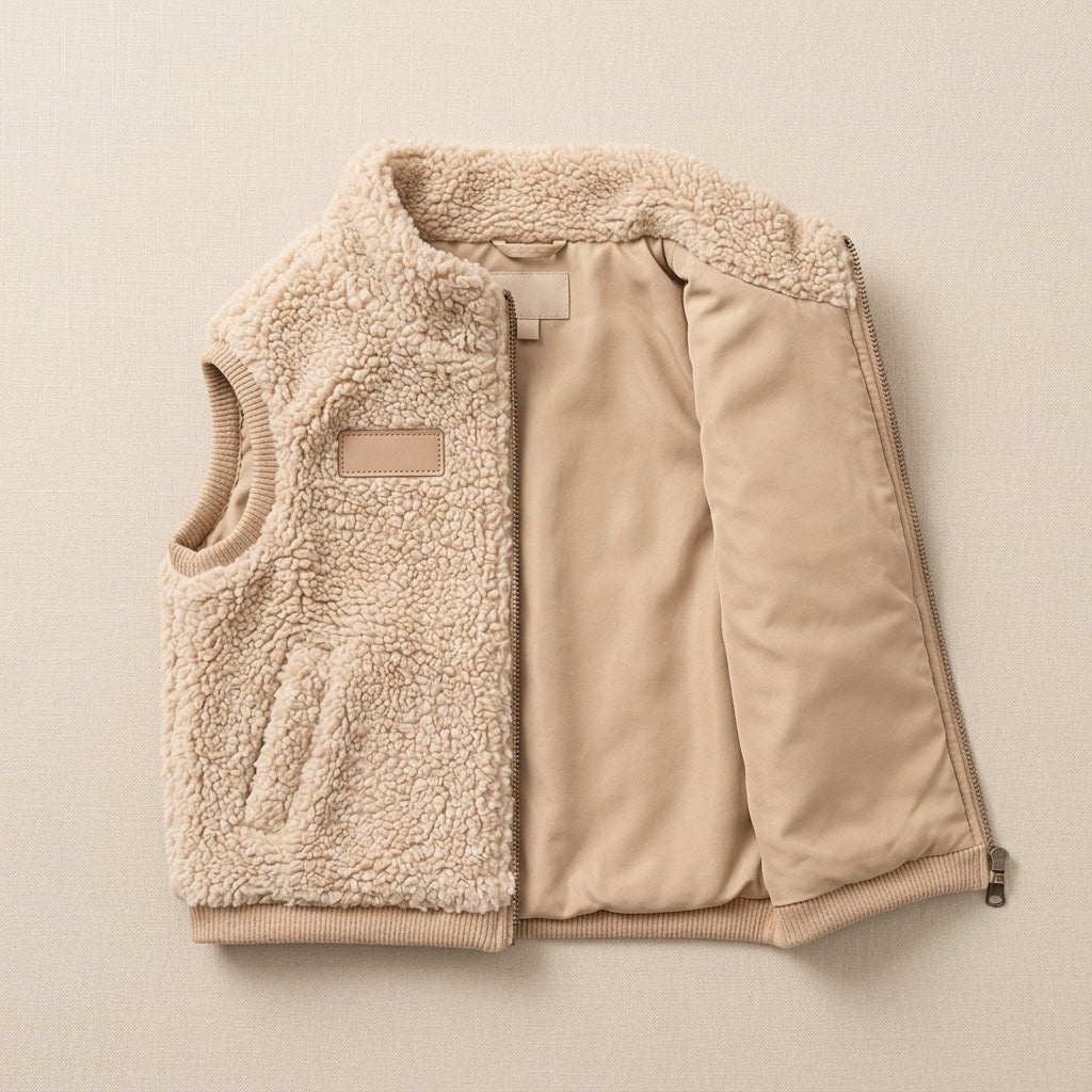 BEXLUMIRA™ Teddy Luxe Sherpa Dog Jacket – Soft Fleece Pet Coat, Cozy Puppy Outerwear, Warm Winter Dog Jacket