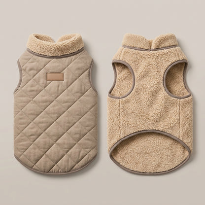 BEXLUMIRA™ SoftForm Reversible Dog Vest – 2-in-1 Fleece Pet Jacket, Lightweight Puppy Coat, Fall Winter Dog Clothes