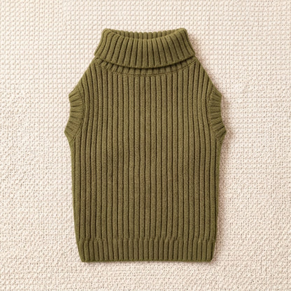 BEXLUMIRA™ CloudSoft Ribbed Dog Sweater – Cozy Knit Pet Pullover, Stretchy Puppy Sweater, Warm Dog Clothes