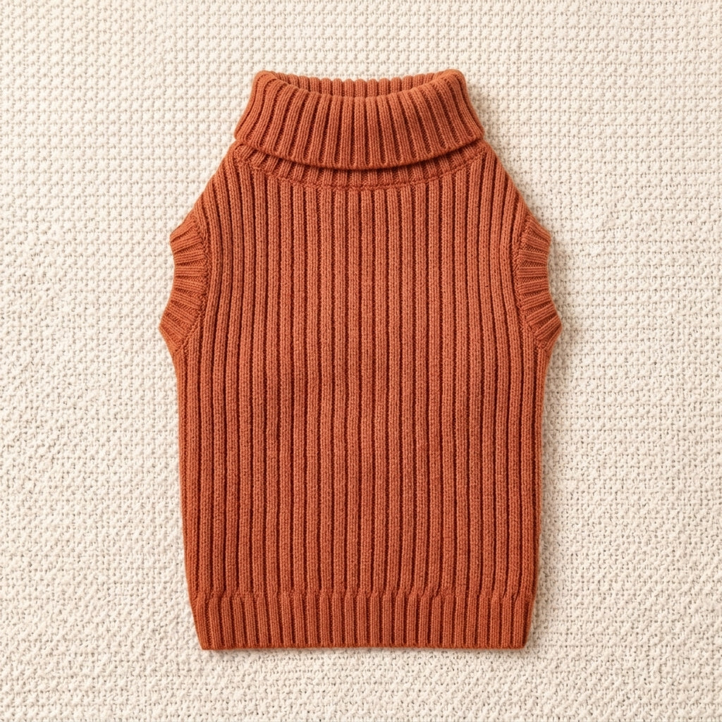 BEXLUMIRA™ CloudSoft Ribbed Dog Sweater – Cozy Knit Pet Pullover, Stretchy Puppy Sweater, Warm Dog Clothes